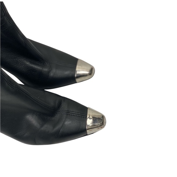 FREE PEOPLE x Ferylrobin  Sz 39 Ride or Fly Short Boots Modern Western in Black - Picture 6 of 13